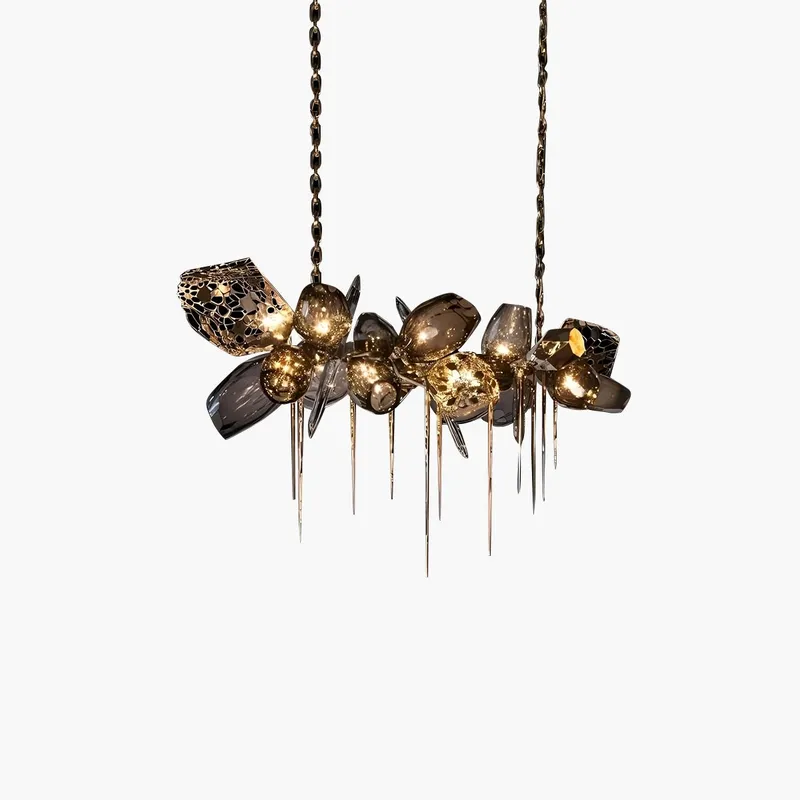 Antizer Kallisto Sculptural Glass Chandelier for Dining Room — Antizer Lighting LED Landscape Lights  