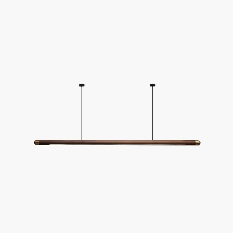 Antizer Svelte Wood Linear Pendant Light for Kitchen — Antizer Lighting LED Linear Lights  3000K
