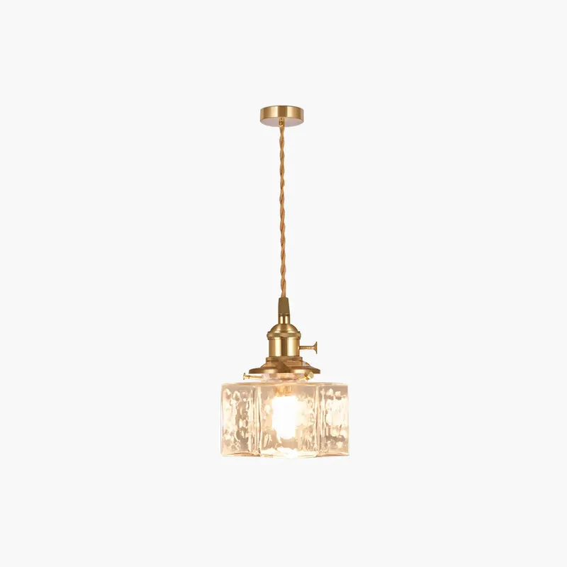 Antizer Verglas Clear Glass Pendant Light for Bedroom — Antizer Lighting LED Landscape Lights  3000K