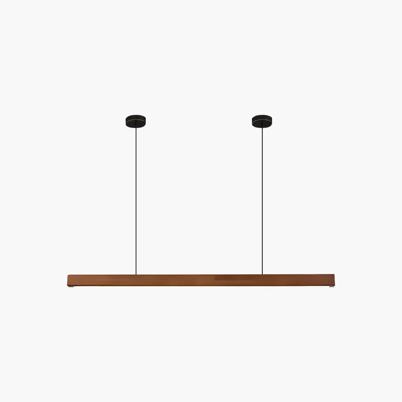 Antizer Fulbert Linear Wooden Pendant Light for Kitchen — Antizer Lighting LED Linear Lights  3000K