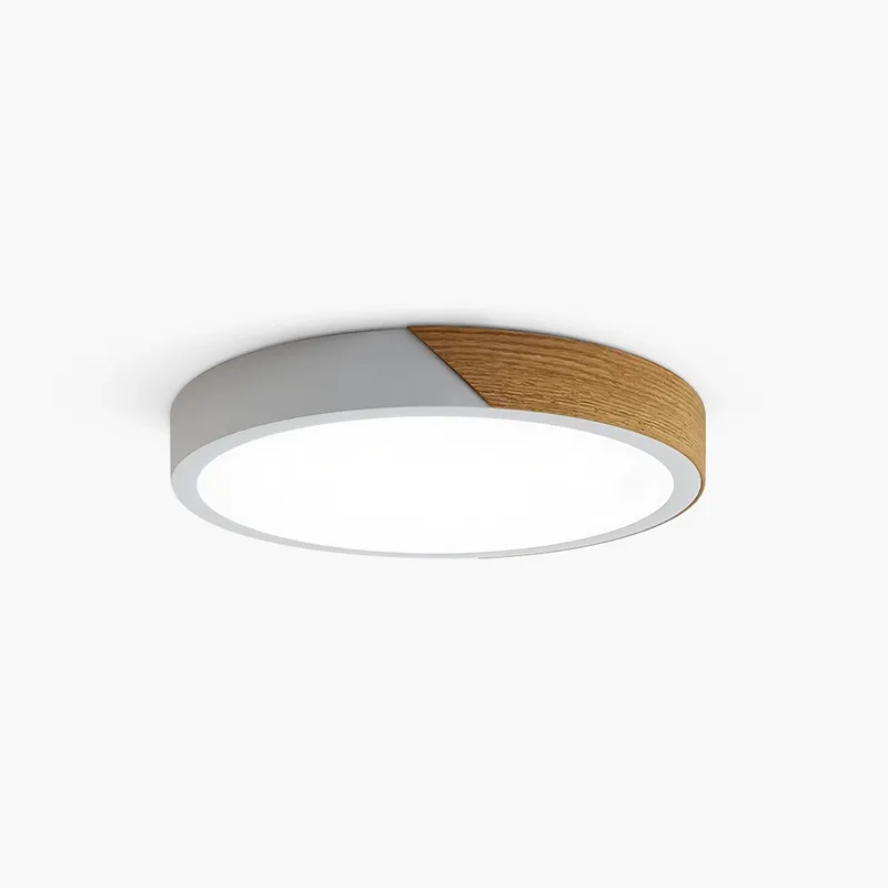 Antizer Minimalist Wood Ceiling Light for Bedroom — Antizer Lighting LED Post Top Lights  3000K