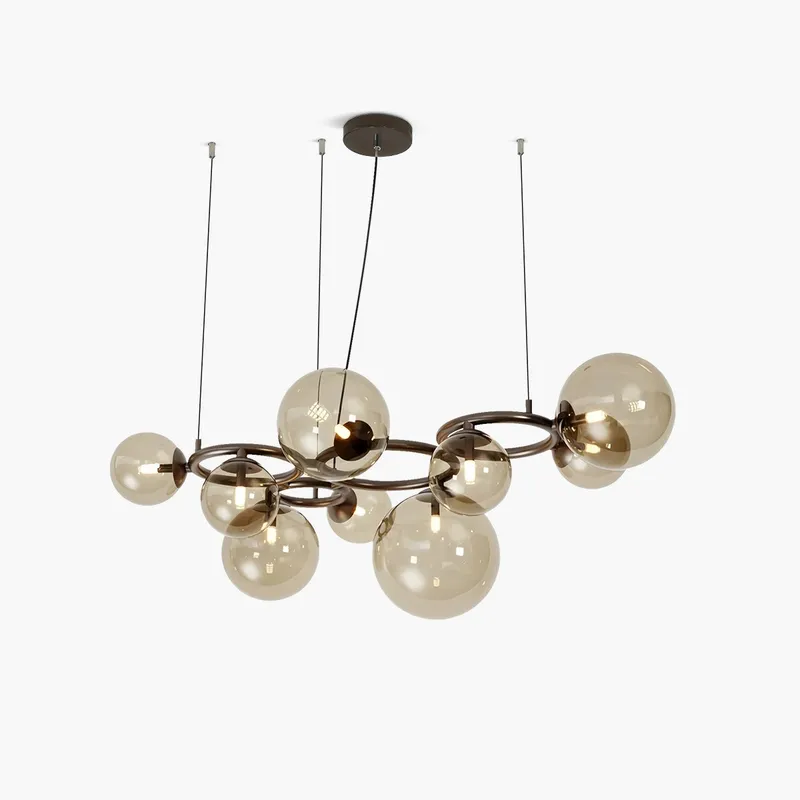 Antizer Luxurious Single-Tone Glass Spheres Chandelier — Antizer Lighting LED Landscape Lights  
