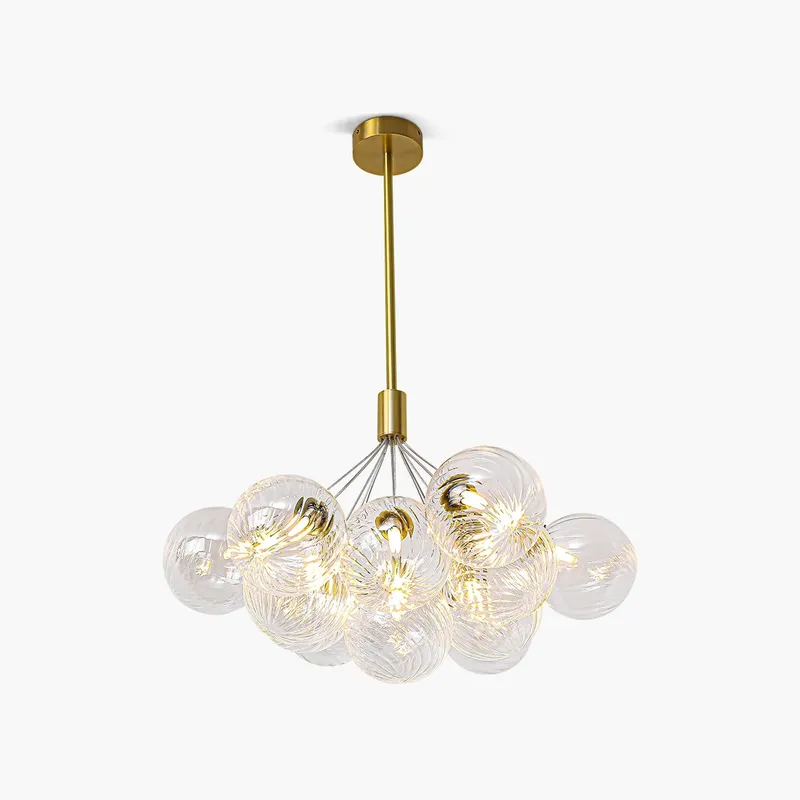 Antizer Luxury All Copper Glass Bubble Ball Chandelier — Antizer Lighting LED Landscape Lights  