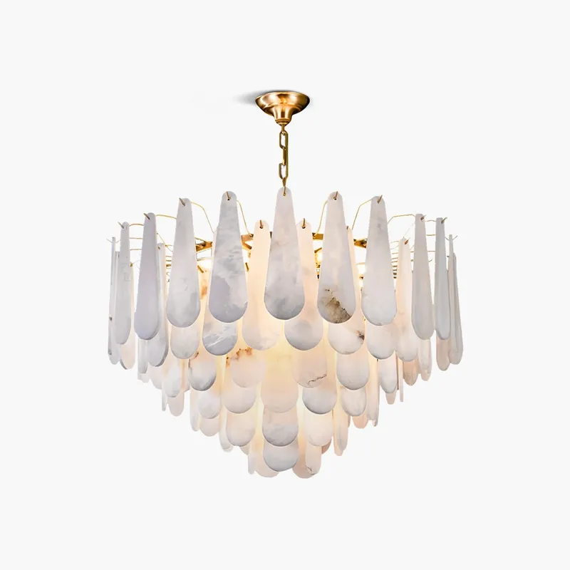 Antizer Modern Luxury Multi-layer Spanish Alabaster Chandelier — Antizer Lighting LED Landscape Lights  