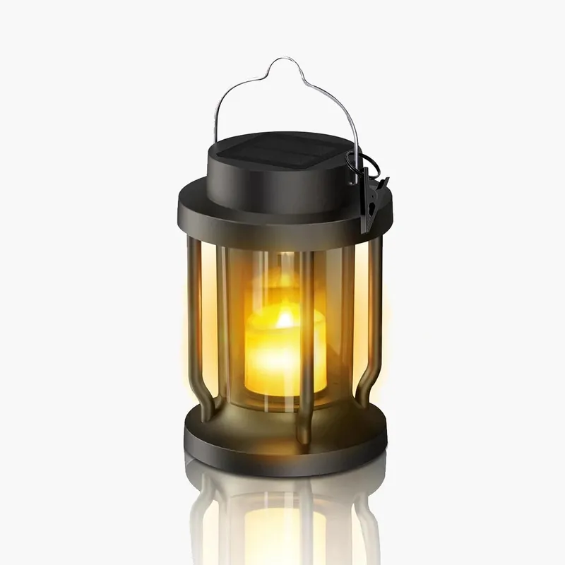 Antizer Solar Flameless Candle Lantern Hanging Light — Antizer Lighting LED Landscape Lights  
