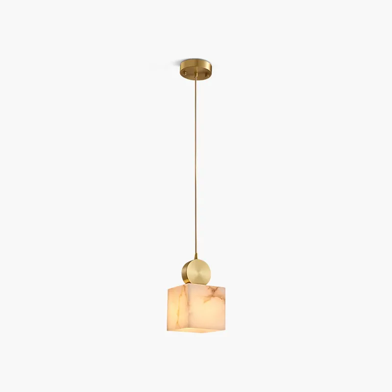 Antizer All Copper Geometric Spanish Alabaster Pendant Light — Antizer Lighting LED Landscape Lights  