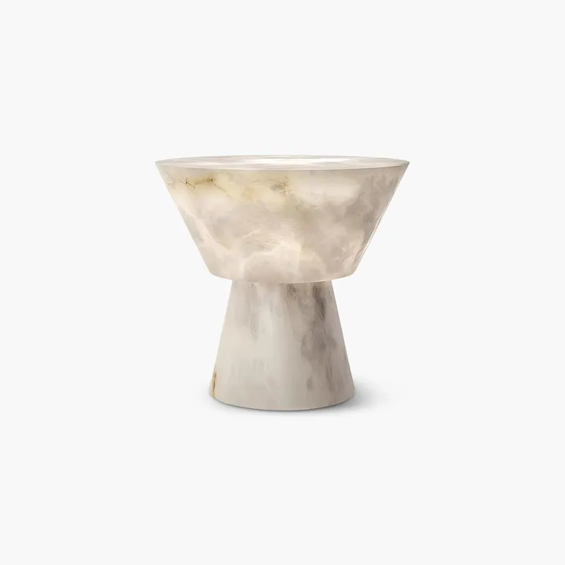 Antizer Spanish Spanish Alabaster Mushroom Head Table Lamp — Antizer Lighting LED Temporary & Work Lights  