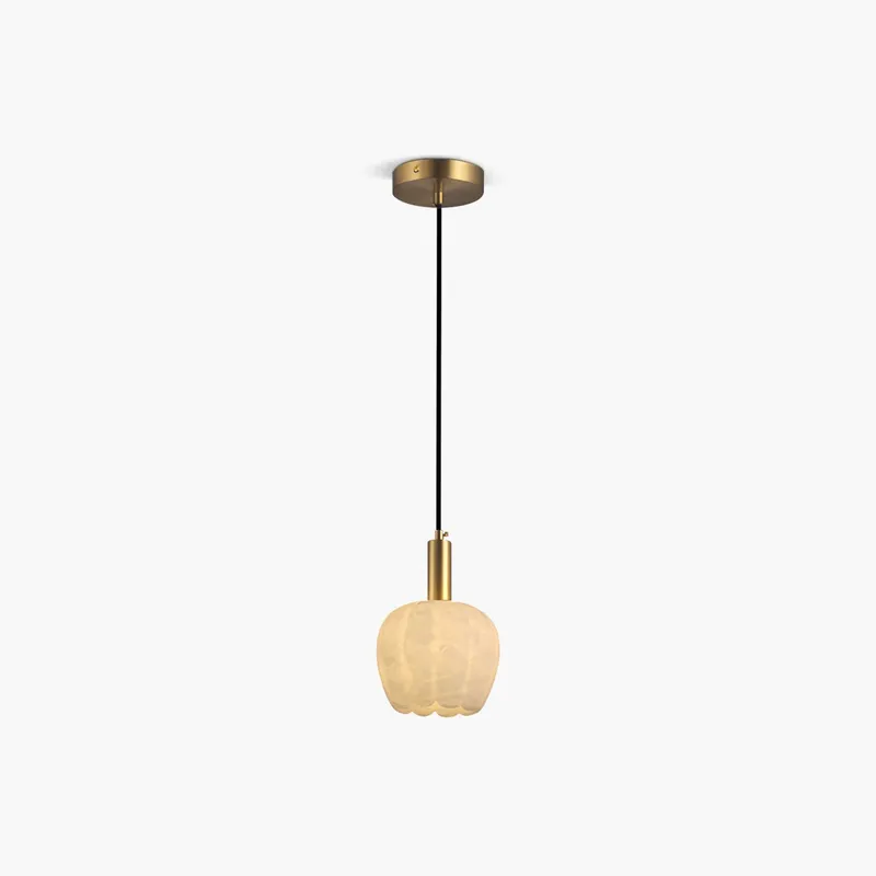 Antizer Flower Bud Shaped Spanish Alabaster Pendant Light — Antizer Lighting LED Landscape Lights  