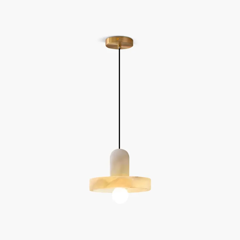 Antizer Natural Spanish Alabaster Pendant Light for Bedroom — Antizer Lighting LED Landscape Lights  