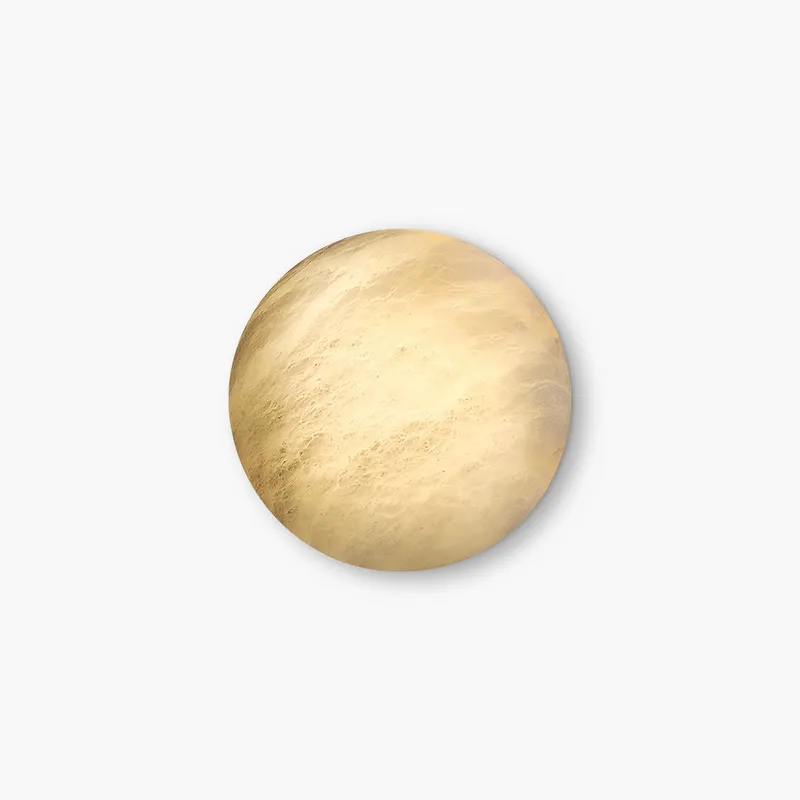 Antizer Modern Minimalist Circular Spanish Alabaster Wall Lamp — Antizer Lighting LED Downlights  