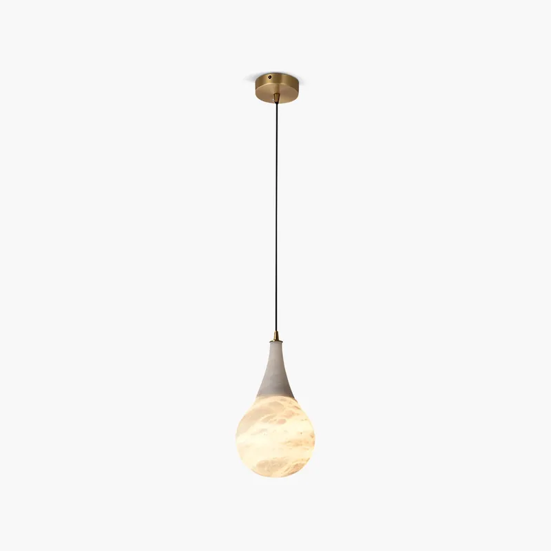 Antizer Creative Waterdrop Spanish Alabaster Pendant Light — Antizer Lighting LED Landscape Lights  