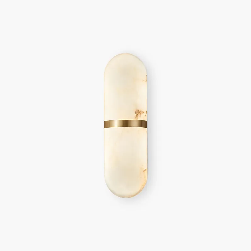 Antizer Melange Pill Form Spanish Alabaster Wall Sconce — Antizer Lighting LED Downlights  