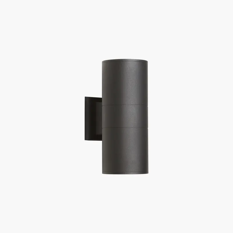 Antizer Outdoor Aluminum Cylinder Up and Down Wall Lamp — Antizer Lighting LED Wall Lights  