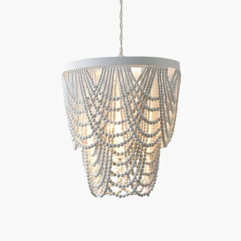 Antizer Retro Wooden Bead Chandelier for Dining Room — Antizer Lighting LED Landscape Lights  