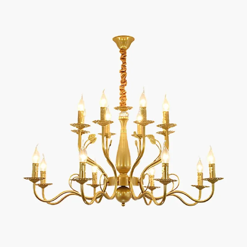 Antizer Double Layered Candle Chandelier for Dining Room — Antizer Lighting LED Landscape Lights  