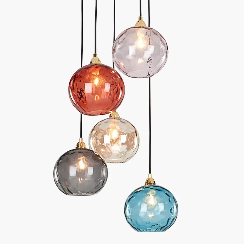 Antizer Colorful Glass Ball Pendant Light for Living Room — Antizer Lighting LED Landscape Lights  