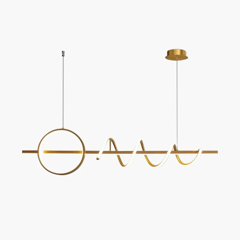 Antizer LED Minimalist Long Pendant Light for Kitchen Island — Antizer Lighting LED Linear Lights  