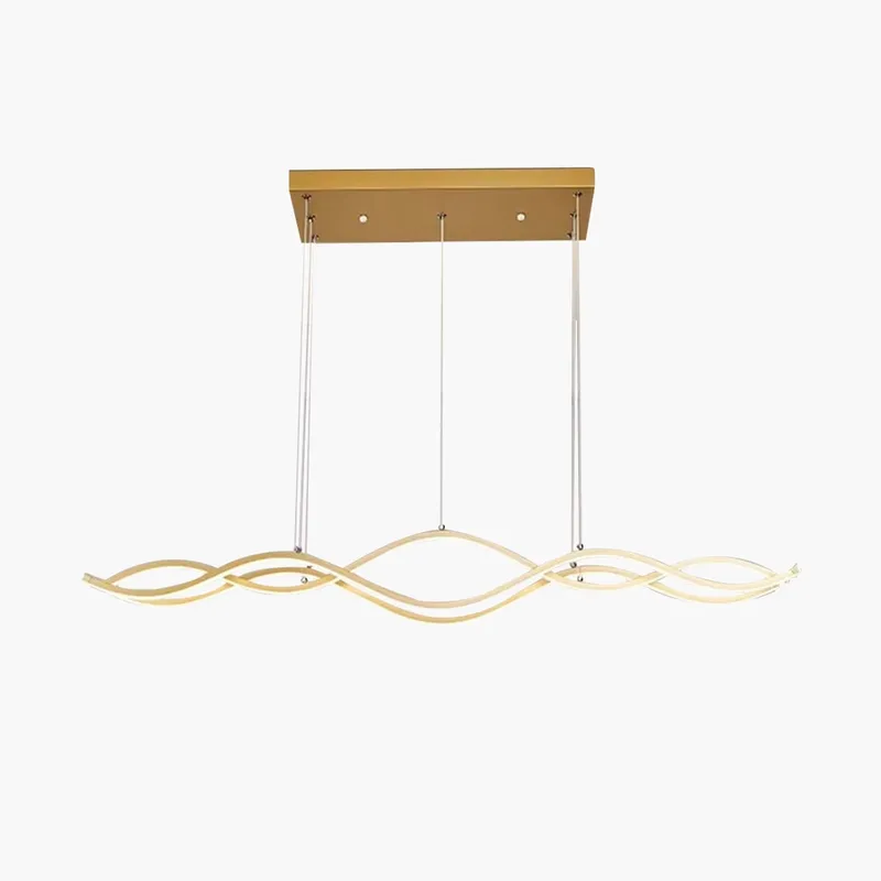 Antizer Nordic Minimalist Wave Long Pendant Light — Antizer Lighting LED Linear Lights  