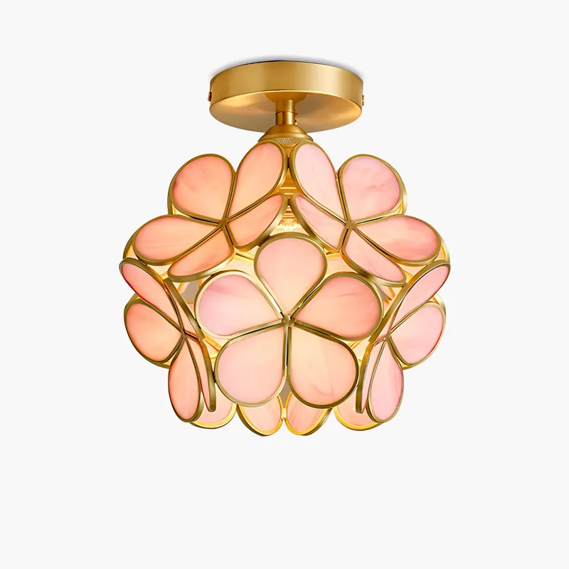Antizer European Style Copper Glass Ceiling Lamp-E — Antizer Lighting LED Post Top Lights  
