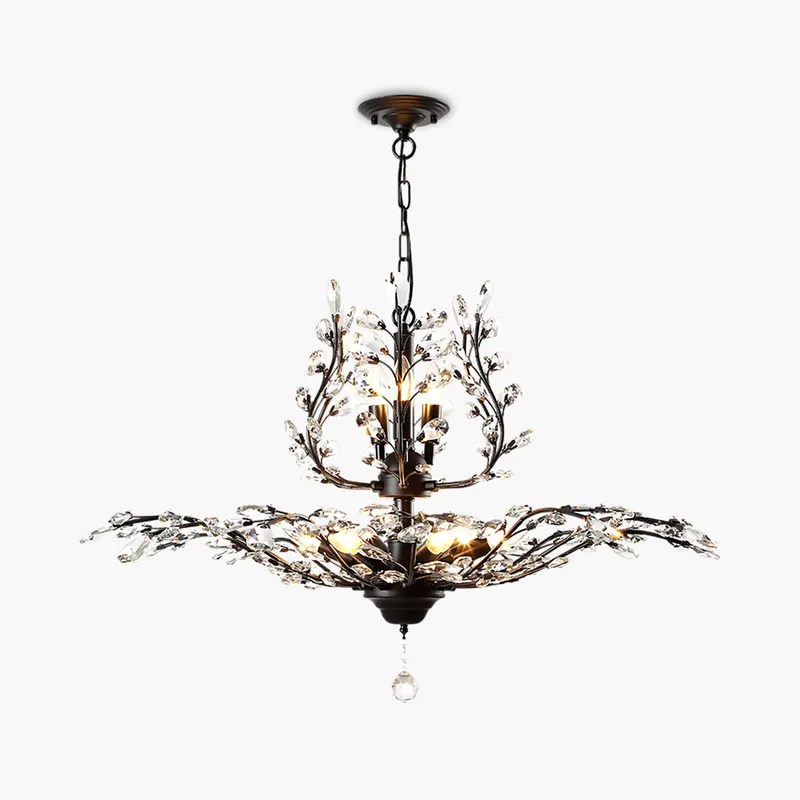 Antizer Tree Branch Crystal Chandelier for Living Room — Antizer Lighting LED Landscape Lights  
