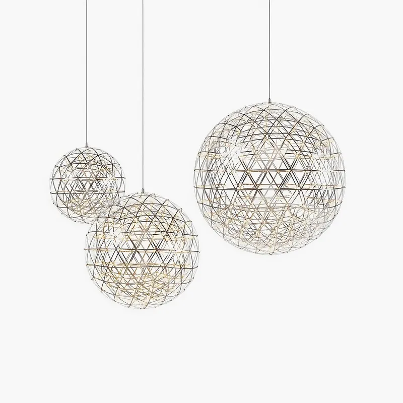 Antizer Silver Fire Ball Pendant Light for Dining Room — Antizer Lighting LED Landscape Lights  