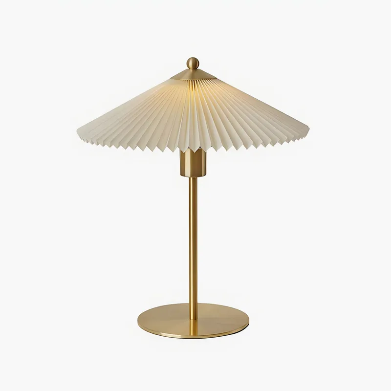 Antizer Perla Pleated Table Lamp for Bedroom — Antizer Lighting LED Temporary & Work Lights  