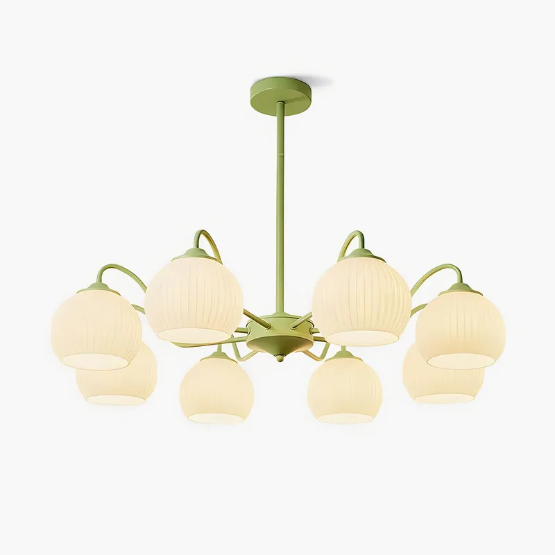 Antizer Ribbed Glass Matcha Chandelier — Antizer Lighting LED Landscape Lights  