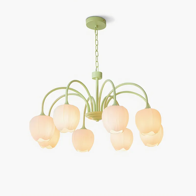 Antizer French Romance Tulip Matcha Chandelier — Antizer Lighting LED Landscape Lights  