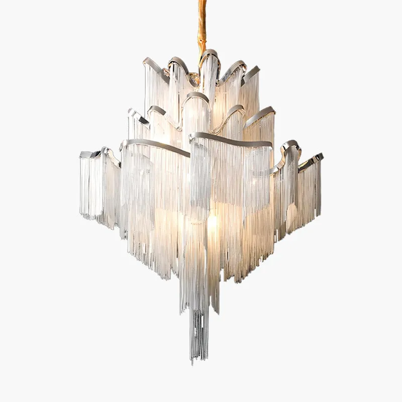 Antizer Aluminum Tassel LED Ceiling Chandelier — Antizer Lighting LED Landscape Lights  