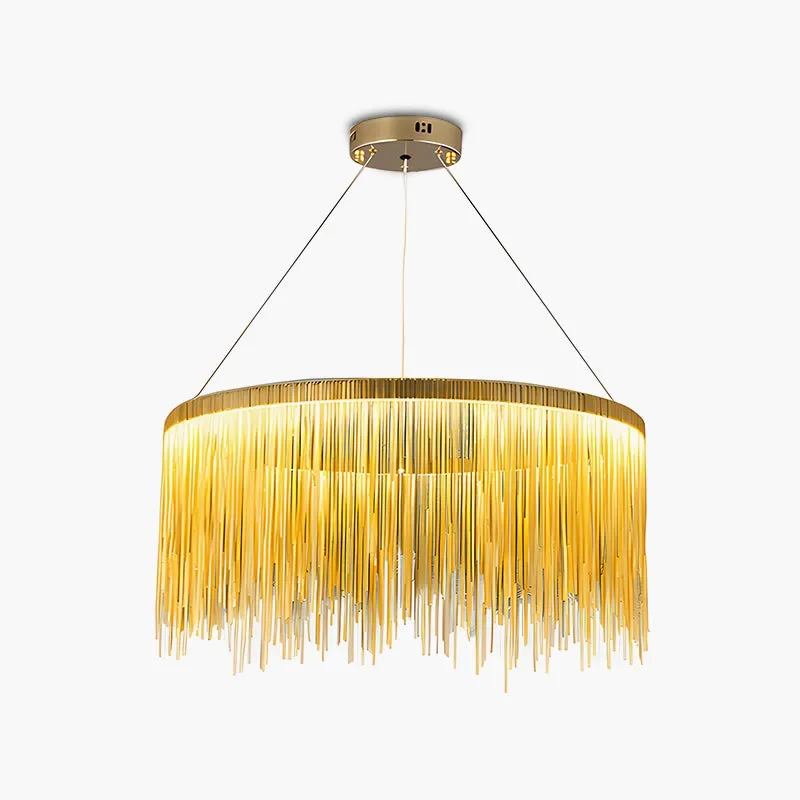 Antizer Modern Art Decor Tassel Chandelier — Antizer Lighting LED Landscape Lights  