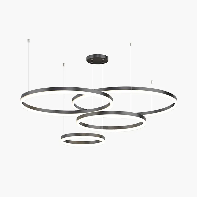 Antizer Modern Wireless Ring Chandelier Ceiling Lamp — Antizer Lighting LED Landscape Lights  
