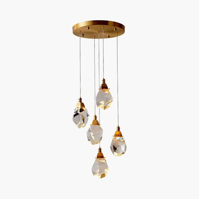Antizer Rock Crystal Rain Chandelier for Living Room — Antizer Lighting LED Landscape Lights  