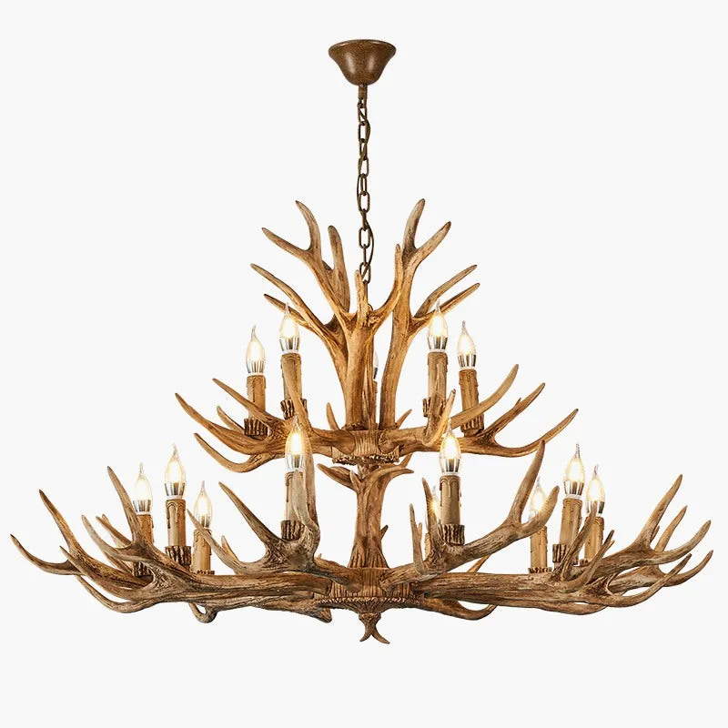 Antizer Antler Shape Resin Chandelier for Living Room — Antizer Lighting LED Landscape Lights  