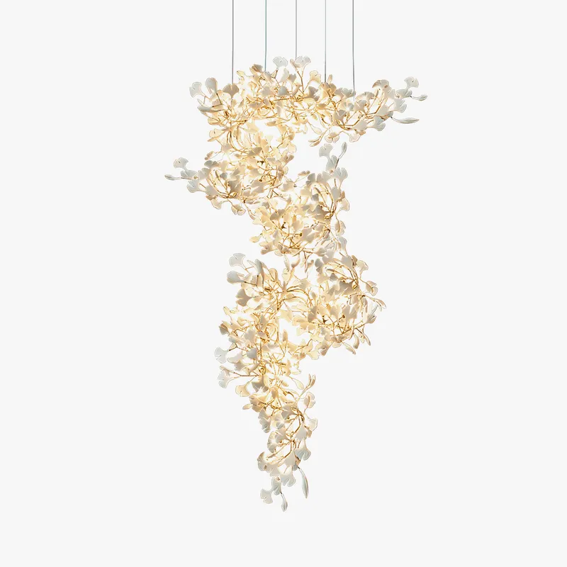 Antizer Large Ginkgo Leaf Chandelier — Antizer Lighting LED Landscape Lights  