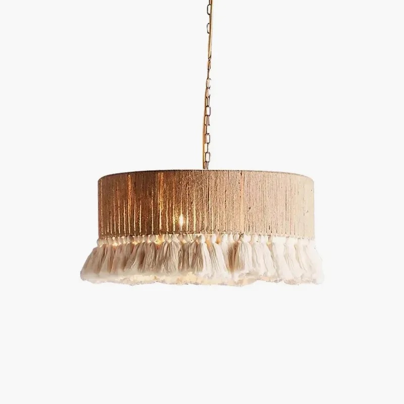 Antizer Boho Vintage Twine Fringe Pendant Light — Antizer Lighting LED Landscape Lights  