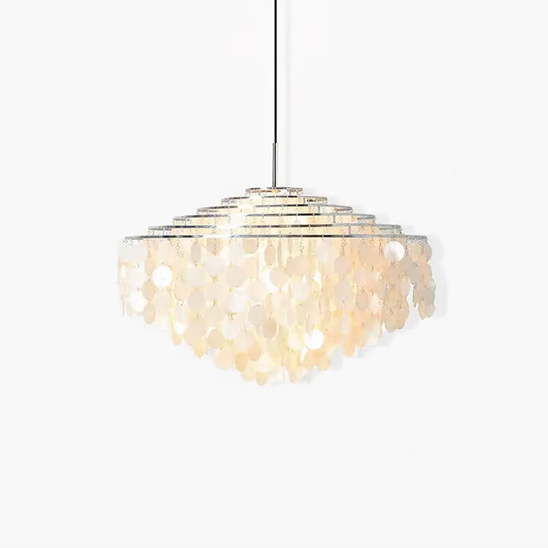 Antizer Round Shell Chandelier for Bedroom Living Room — Antizer Lighting LED Landscape Lights  