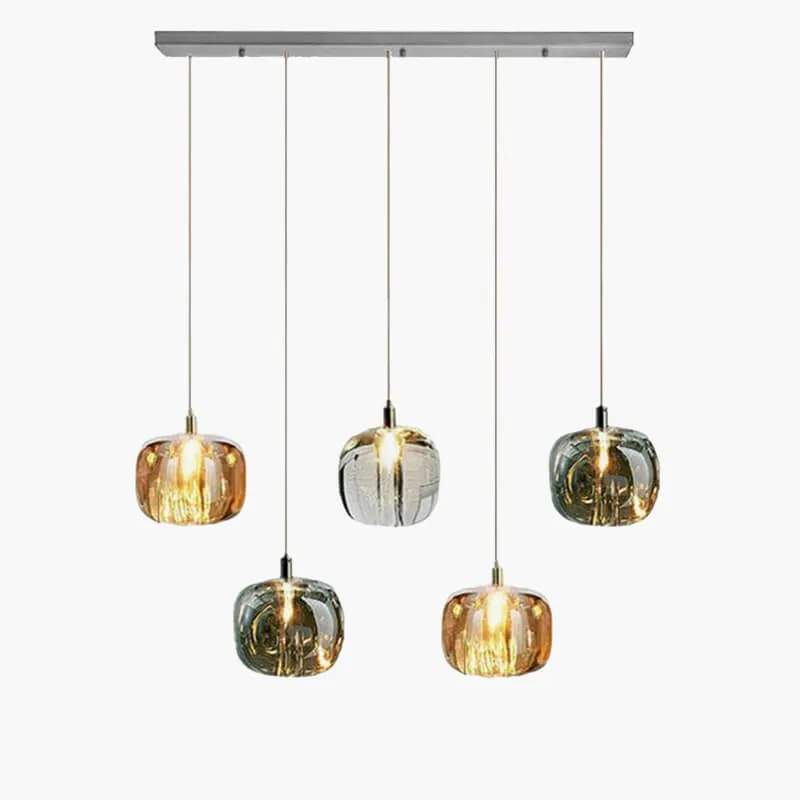 Antizer Colored Glass Multi Pendant Chandelier — Antizer Lighting LED Landscape Lights  