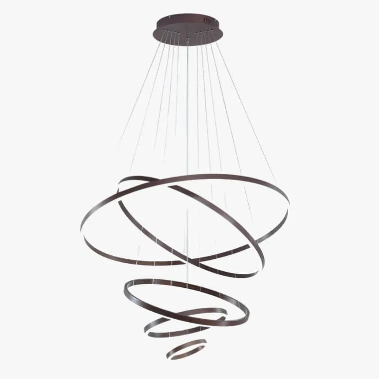 Antizer Tiered Ring Chandelier with Multi-Layer Rings — Antizer Lighting LED Landscape Lights  
