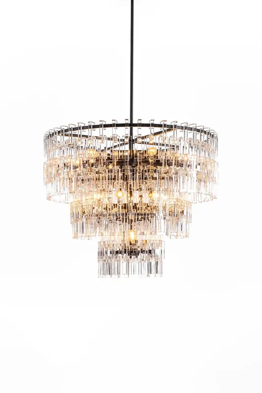 Aven Tiered Glass Prism Chandelier — Samu Lighting LED Landscape Lights 15.0W 