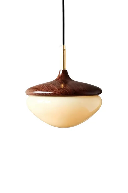 Soren Wood Grain Pendant Lamp — Samu Lighting LED Landscape Lights 15.0W 3000K