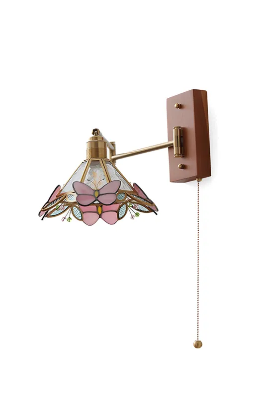Iris Butterfly Stained Glass Wall Lamp — Samu Lighting LED Wall Lights 20.0W 