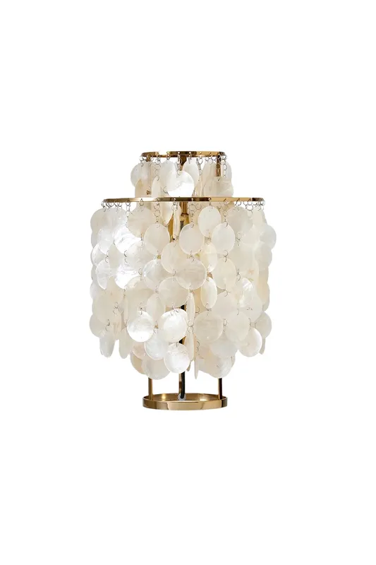 Aurelia Tiered Capiz Table Lamp — Samu Lighting LED Temporary & Work Lights 40.0W 