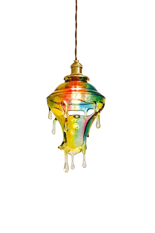 Chroma Drip Rainbow Resin Pendant Lamp — Samu Lighting LED Landscape Lights 40.0W 