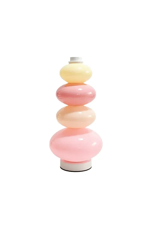 Dolce Stacked Pastel Glass Table Lamp — Samu Lighting LED Temporary & Work Lights 20.0W 3000K