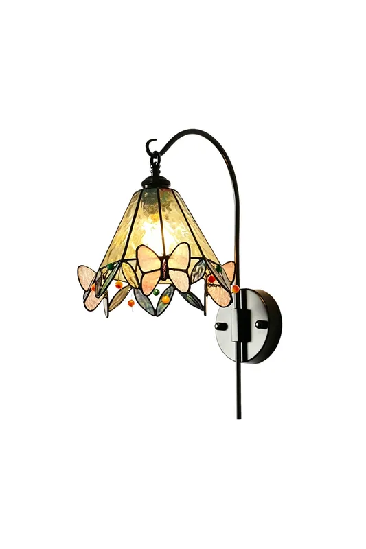 Aura Vine Stained Glass Wall Sconce — Samu Lighting LED Wall Lights 20.0W 