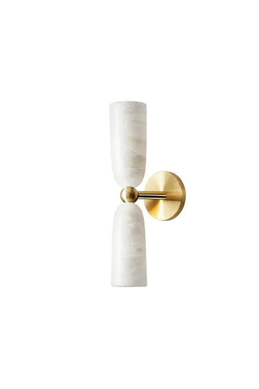 Vesperal Axis Alabaster Wall Lamp — Samu Lighting LED Wall Lights 40.0W 