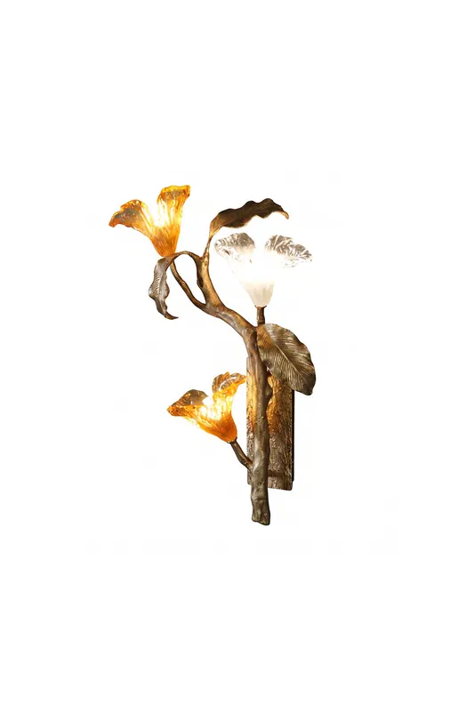 Arboreal Bloom Brass Wall Lamp — Samu Lighting LED Wall Lights 30.0W 