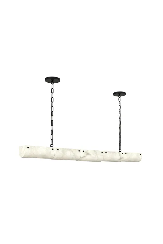 Imperial Strata Alabaster Linear Pendant Lamp — Samu Lighting LED Linear Lights 15.0W 3000K