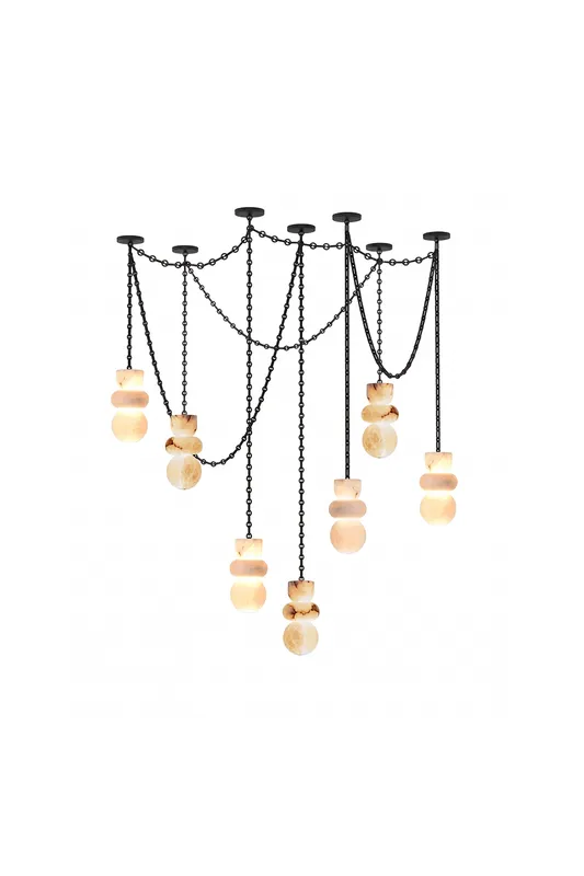 Celestial Alabaster Chandelier — Samu Lighting LED Landscape Lights 40.0W 3000K