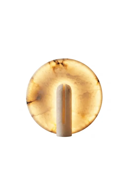 Lunar Horizon Alabaster Table Lamp — Samu Lighting LED Temporary & Work Lights 60.0W 3000K